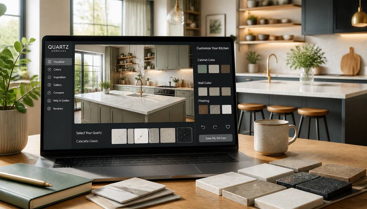 Choosing the Perfect Quartz Worktop Color Through Stellar Website Design