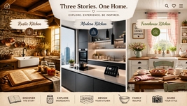 Themed Aesthetics in Web Design: Telling Kitchen Stories