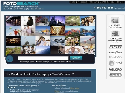 https://www.fotosearch.com/ website