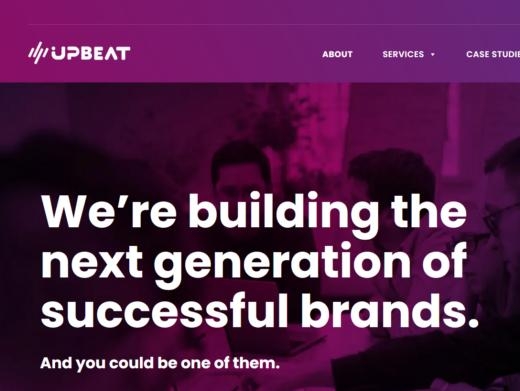 https://upbeatagency.com/ website
